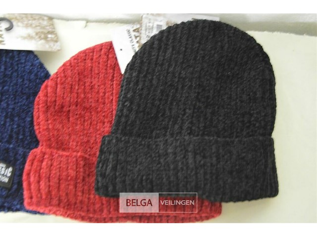 4 wintermutsen div. kleuren - afbeelding 2 van  3