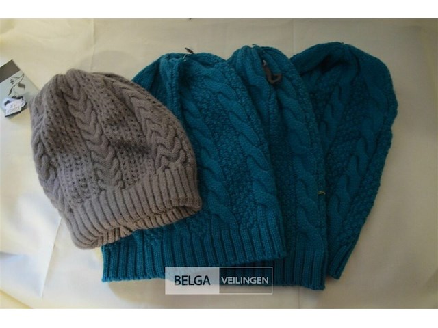 4 wintermutsen div. kleuren - afbeelding 1 van  3