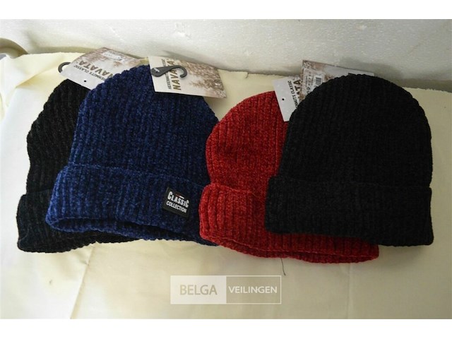 4 wintermutsen div. kleuren - afbeelding 1 van  3