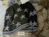 4 wintermutsen met pompon div. kleuren - afbeelding 3 van  3