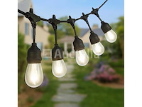 4 x 10 meter – e27 – aansluitbare lichtsnoer – e27 stopcontacten – ip44 – met stekker