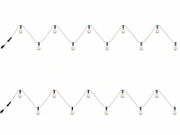 4 x 10 meter sfeervolle led lichtketting warm wit - afbeelding 9 van  11