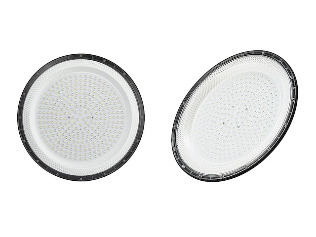 4 x 100w 4000k led ufo highbay slim waterdicht met lens - afbeelding 1 van  7