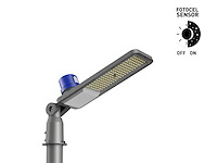 4 x 100w 5000k straatverlichting fotocel sensor waterdicht - afbeelding 1 van  5