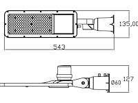 4 x 100w 5000k straatverlichting fotocel sensor waterdicht - afbeelding 7 van  8