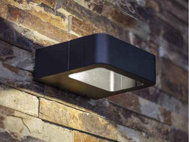 4 x 10w led zand zwart tuinlamp 14.5cm warm wit - afbeelding 9 van  9