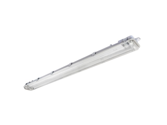 4 x 120cm pro dubbele led tl t8 armaturen waterdicht met reflectoren - afbeelding 1 van  9