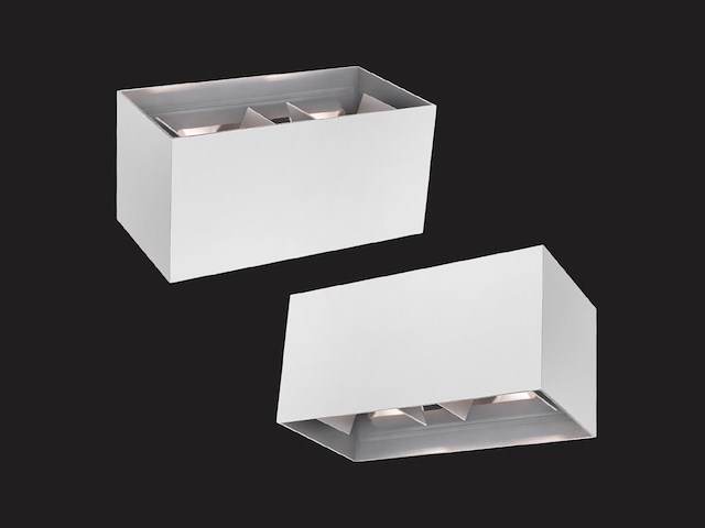 4 x 12w led wit wandlamp 4 licht verstelbaar waterdicht - afbeelding 7 van  9