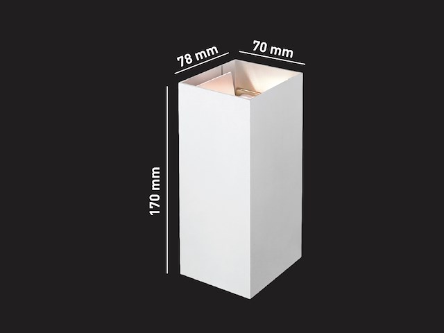 4 x 12w led wit wandlamp duo licht verstelbaar waterdicht - afbeelding 7 van  8