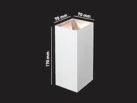 4 x 12w led wit wandlamp duo licht verstelbaar waterdicht - afbeelding 7 van  8