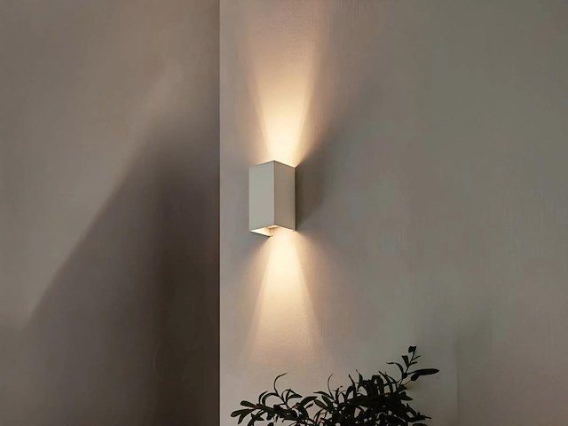 4 x 12w led wit wandlamp duo licht verstelbaar waterdicht - afbeelding 2 van  8