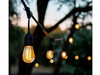 4 x 15 meter sfeervolle led lichtketting warm wit - afbeelding 7 van  10