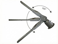 4 x 150w 5000k led straat verlichtingen waterdicht kantelbaar - afbeelding 6 van  9