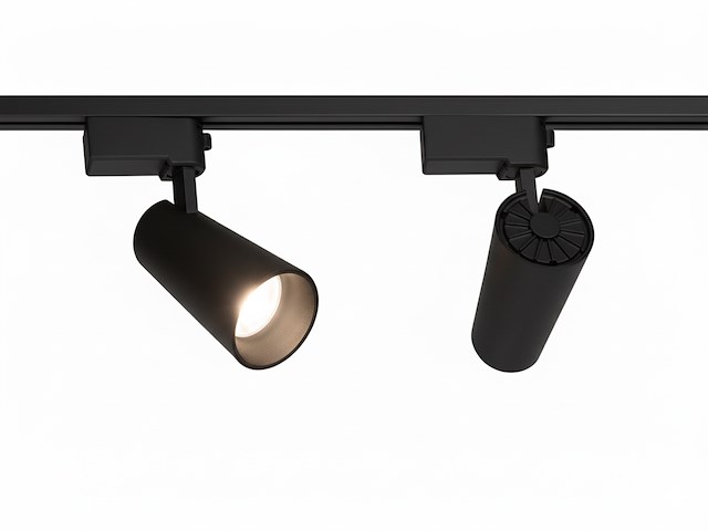 4 x 2 meter pro set railverlichting met 6 st 18w 4000k railspot - afbeelding 4 van  12