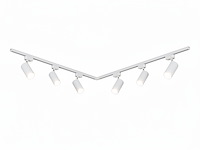 4 x 2 meter pro set railverlichting met 6 st 18w 4000k railspot - afbeelding 4 van  10