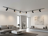 4 x 2 meter railsysteem met 6 st railspot gu10 fitting met ring - afbeelding 11 van  14