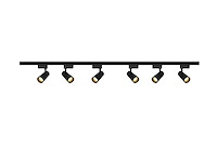 4 x 2 meter railsysteem met 6 st railspot gu10 fitting met ring - afbeelding 13 van  14