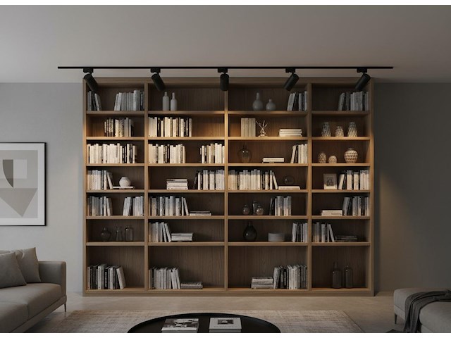 4 x 2 meter railsysteem met 6 st railspot gu10 fitting met ring - afbeelding 2 van  13