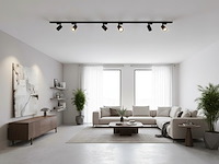 4 x 2 meter railsysteem met 6 st railspot gu10 fitting met ring - afbeelding 9 van  13