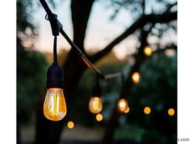 4 x 20 meter sfeervolle led lichtketting - afbeelding 2 van  8