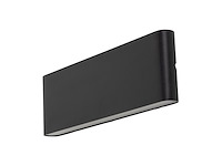 4 x 20w led wandlamp duo licht zwart warm wit waterdicht 30cm - afbeelding 7 van  9