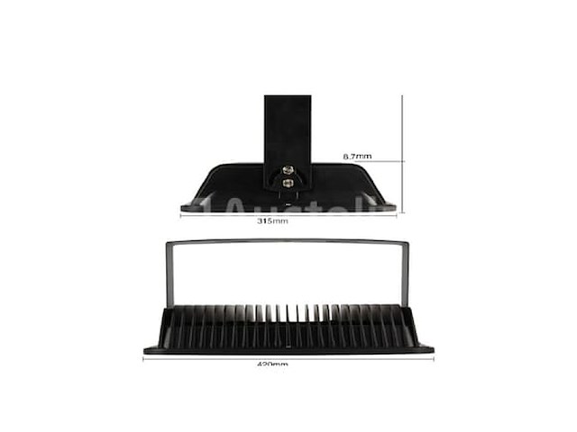 4 x 300w led-floodlight – 6500k cool white – ip65 waterdicht - afbeelding 1 van  5