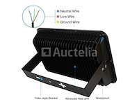 4 x 300w led-floodlight – 6500k cool white – ip65 waterdicht - afbeelding 3 van  5