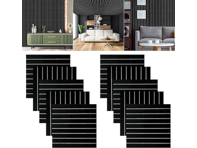 4 x 3d-wandpanelen - afbeelding 4 van  4