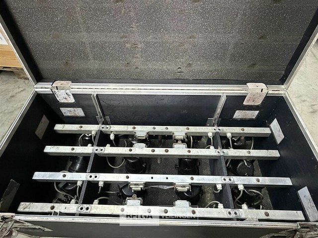 4 x 4 pinspots op baar met case - afbeelding 2 van  7