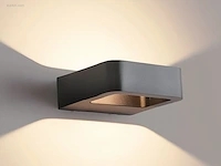 (4 x) 4 x 10w led zand zwart tuinlamp 14.5cm warm...