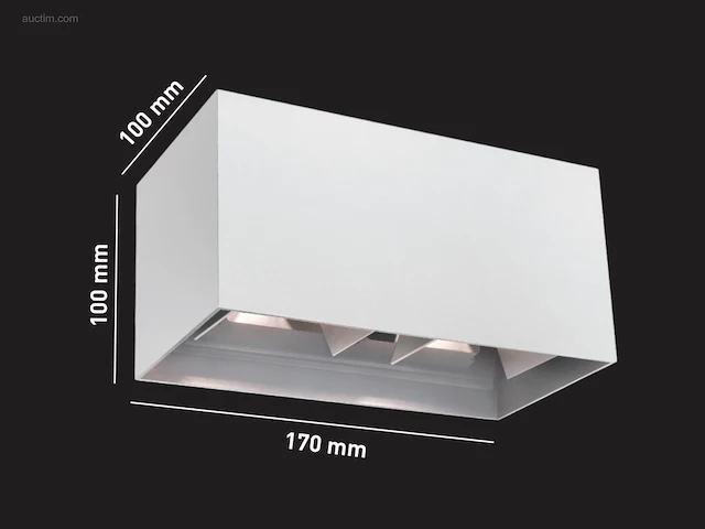 (4 x) 4 x 12w led wit wandlamp 4 licht... - afbeelding 8 van  9