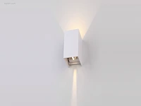 (4 x) 4 x 12w led wit wandlamp duo licht... - afbeelding 3 van  8