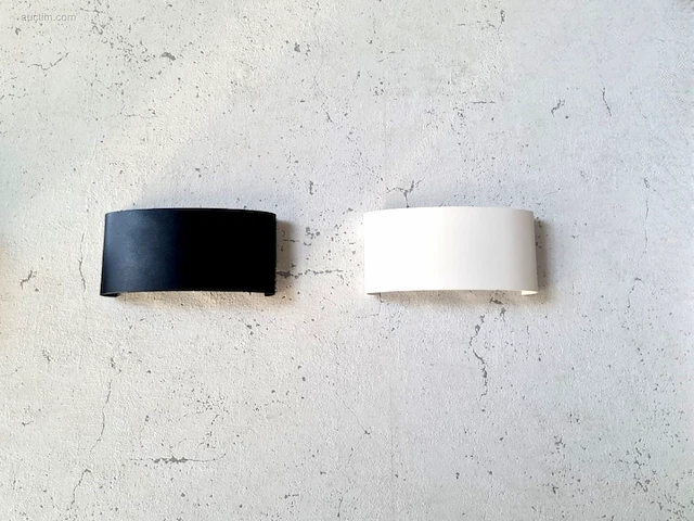 (4 x) 4 x 6w led ovaal wandlamp zes licht zand... - afbeelding 7 van  8