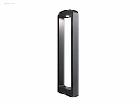 (4 x) 4 x 7w led zand zwart tuinlamp 60cm warm...
