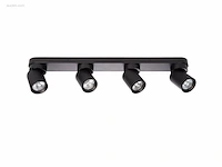 (4 x) 4 x gu10 opbouwspot armatuur 4 cilinder... - afbeelding 5 van  7