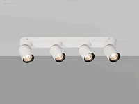 (4 x) 4 x gu10 opbouwspot armatuur 4 cilinder... - afbeelding 5 van  6