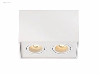 (4 x) 4 x gu10 opbouwspot armatuur dual fittingen... - afbeelding 2 van  6
