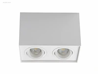 (4 x) 4 x gu10 opbouwspot armatuur dual fittingen... - afbeelding 3 van  6