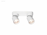 (4 x) 4 x gu10 opbouwspot armatuur dubbel...