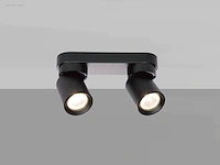 (4 x) 4 x gu10 opbouwspot armatuur dubbel... - afbeelding 4 van  6