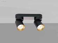 (4 x) 4 x gu10 opbouwspot armatuur dubbel... - afbeelding 4 van  6