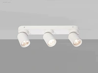 (4 x) 4 x gu10 opbouwspot armatuur triple... - afbeelding 6 van  8