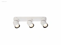 (4 x) 4 x gu10 opbouwspot armatuur triple... - afbeelding 2 van  6