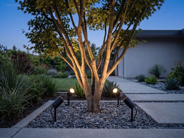 (4 x) 4 x prikspot tuinlamp gu10 fitting zand... - afbeelding 3 van  8