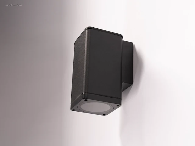 (4 x) 4 x wandlamp rechthoekig gu10 fitting zand... - afbeelding 3 van  6