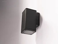 (4 x) 4 x wandlamp rechthoekig gu10 fitting zand... - afbeelding 3 van  6