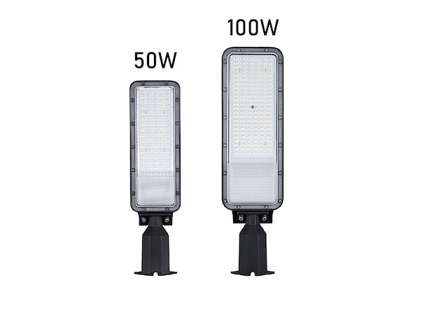 4 x 50w 3000k led straatverlichting met lens waterdicht kantelbaar - afbeelding 3 van  11