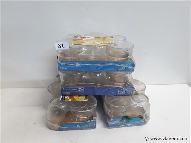4 x 6 stuks drinkglazen luminarc 28 cl - afbeelding 1 van  2