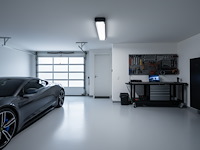 4 x 60cm pro dubbele led tl t8 armaturen waterdicht donkergrijs met reflector - afbeelding 6 van  10