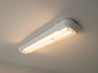 4 x 60cm pro dubbele led tl t8 armaturen waterdicht wit met reflector - afbeelding 2 van  8